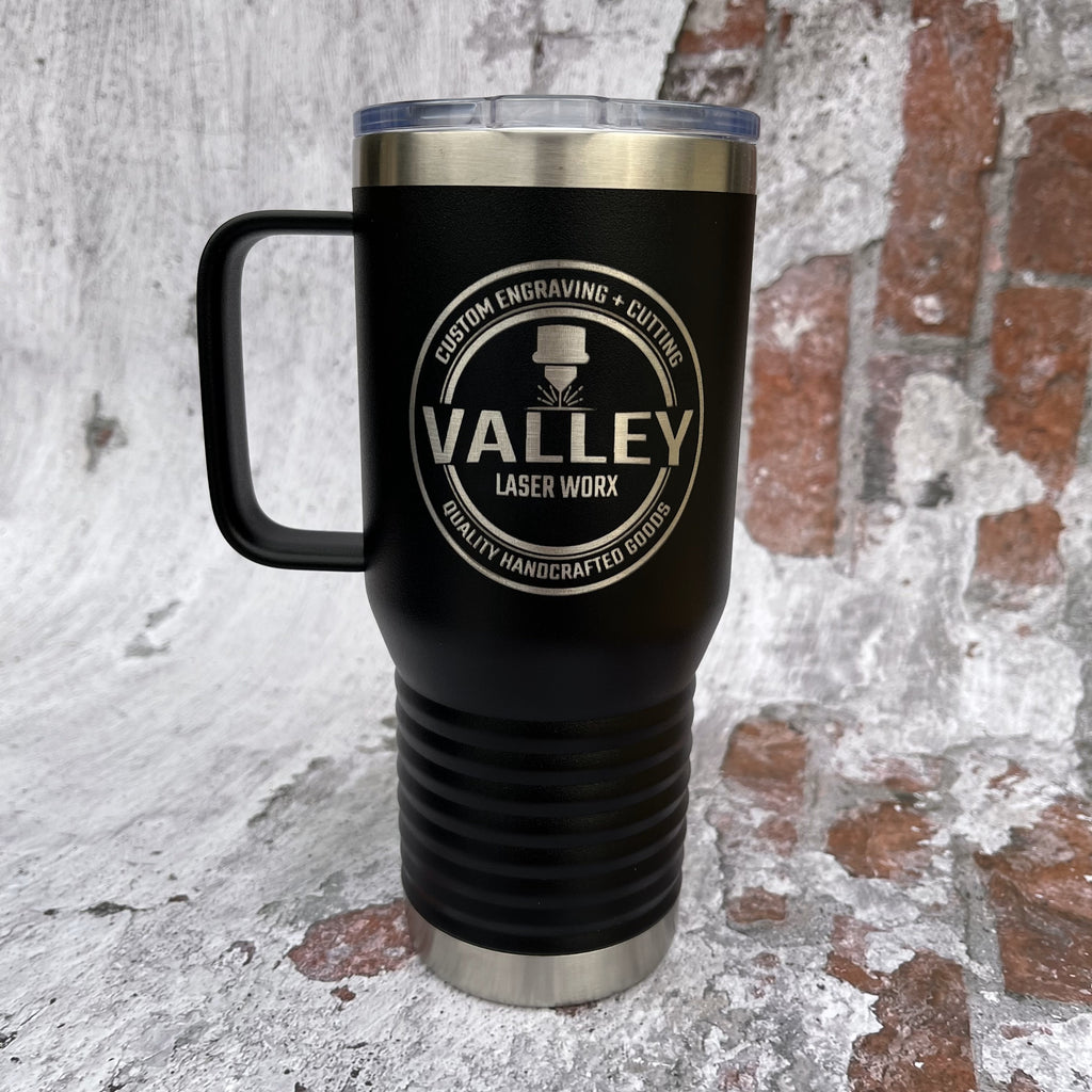 Laser Engraved Insulated Travel Mug