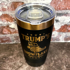 20 Oz. Trump's Snowflake Removal Service Tumbler - Rose Gold / Copper Trim