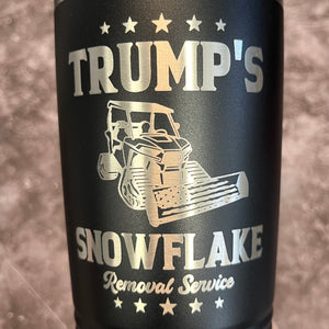 20 Oz. Trump's Snowflake Removal Service Tumbler - Stainless Steel Trim