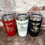 Load image into Gallery viewer, 20 Oz. Trump&#39;s Snowflake Removal Service Tumbler - Stainless Steel Trim
